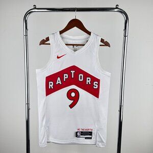 NBA Raptors Home White #9 Barrett Jersey